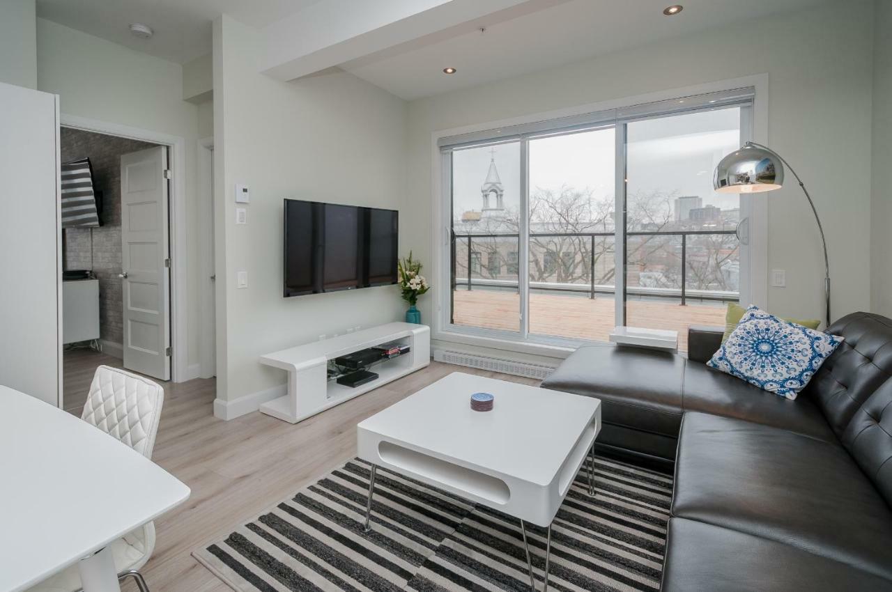 魁北克Penthouse On Charest - With Parking And Gym公寓 外观 照片